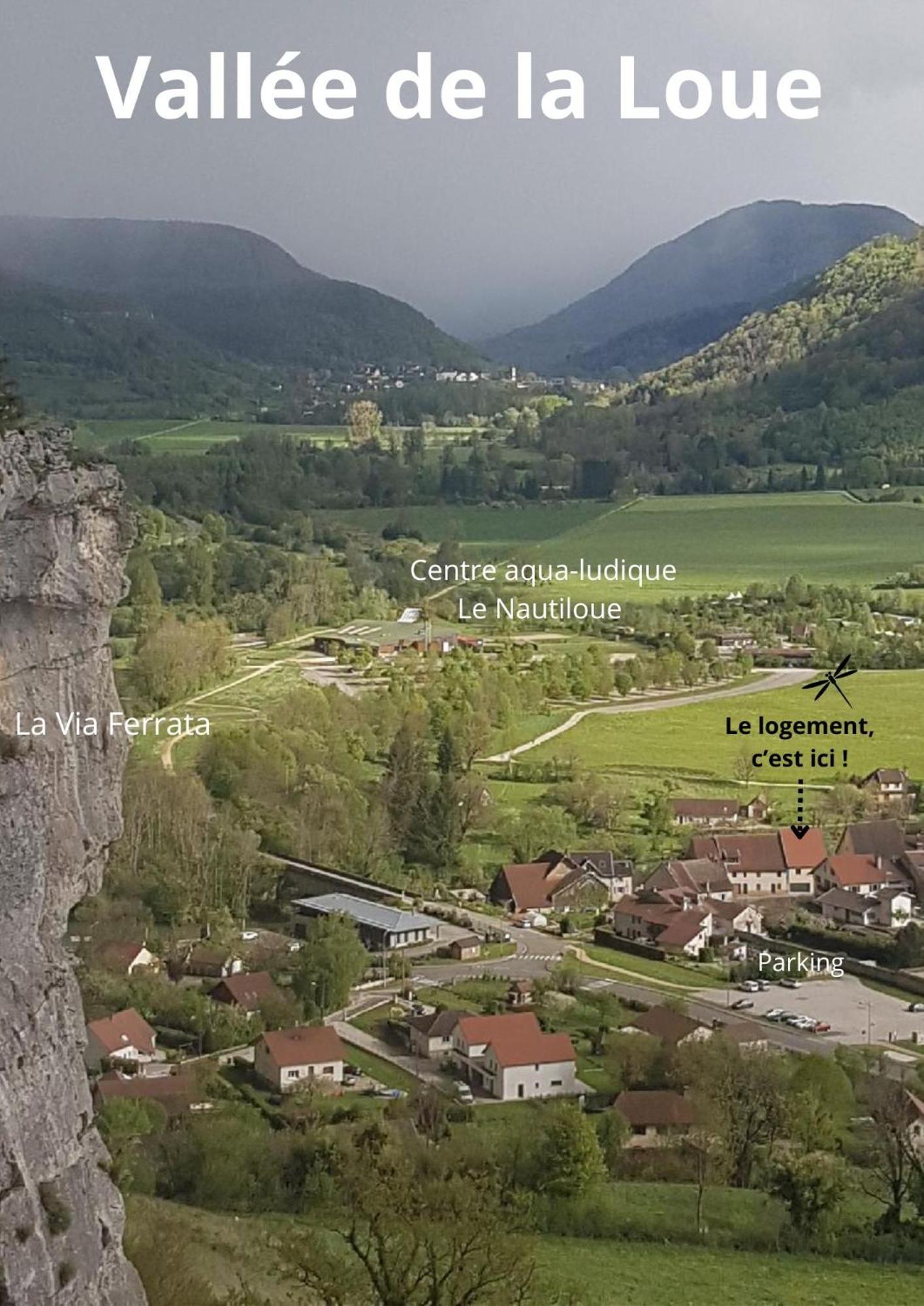 Superbe Logement "Loulaloue" ! Ornans Exterior foto